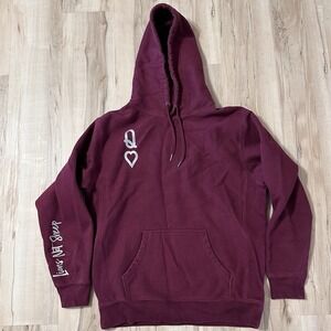 Lions Not Sheep Hoodie Large Red Hooded‎ Sweatshirt Queen Collection Heart Logo